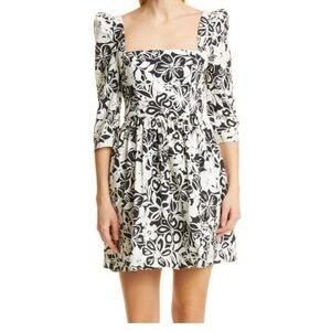 Cara Cara  Blue and White Dress